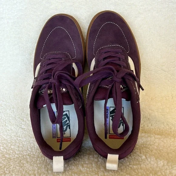 Vans Mens size 7 Unisex Kyle Walker Suede Gum Sneakers - Picture 2 of 5